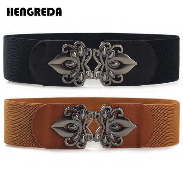 belts 2021 wide elastic belt for woman hengreda dress accessories corset sweater& skrit cinch with flower metal buckle, Black;brown
belts 2021 wide elastic belt for woman hengreda dress accessories corset sweater& skrit cinch with flower metal buckle, Black;brown