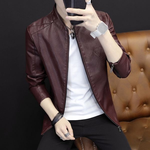 новые осенние мужские кожаные куртки корейский кошелек jacketversion тонкий моды молодость пальто универсальный случайный кожаная куртка чел, Blue
новые осенние мужские кожаные куртки корейский кошелек jacketversion тонкий моды молодость пальто универсальный случайный кожаная куртка чел, Blue