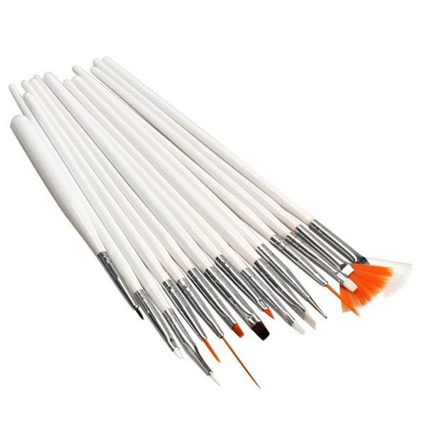 20pcs uv gel acrylic nail art brush tool set nail brush for manicure drawing pen point nail design painting dotting pen bbyfso lipper, Yellow
20pcs uv gel acrylic nail art brush tool set nail brush for manicure drawing pen point nail design painting dotting pen bbyfso lipper, Yellow