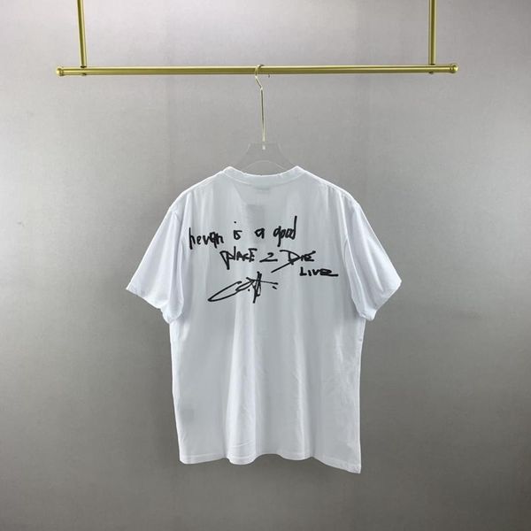 22ss foam letter printing cotton t shirt men women summer clothing white, White;black
22ss foam letter printing cotton t shirt men women summer clothing white, White;black
