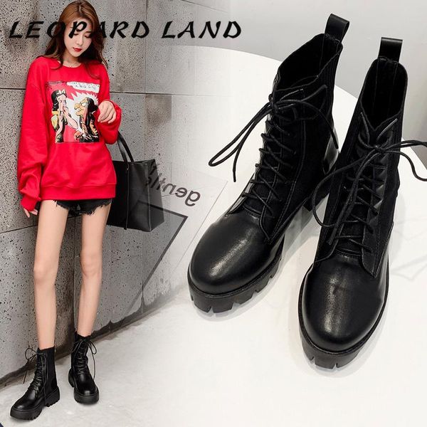 boots leopard land 2021 winter autumn chunky heel lace-up british style slanted short lace up -5026-17, Black
boots leopard land 2021 winter autumn chunky heel lace-up british style slanted short lace up -5026-17, Black