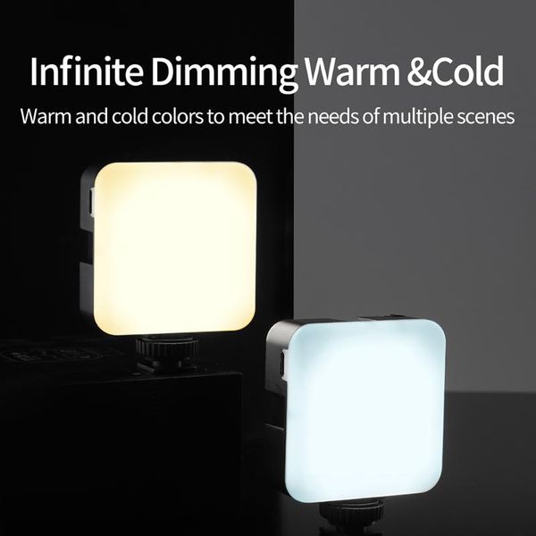 mini on camera video light with softbox camera rechargable vlog fill light rgb led p w/ 3 cold shoe mounts
mini on camera video light with softbox camera rechargable vlog fill light rgb led p w/ 3 cold shoe mounts