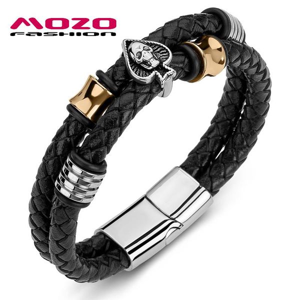 2020 new men trendy bracelet braided genuine leather rope chain stainless steel skull punk bangle jewelry sqcqgg new_dhbest, Golden;silver
2020 new men trendy bracelet braided genuine leather rope chain stainless steel skull punk bangle jewelry sqcqgg new_dhbest, Golden;silver
