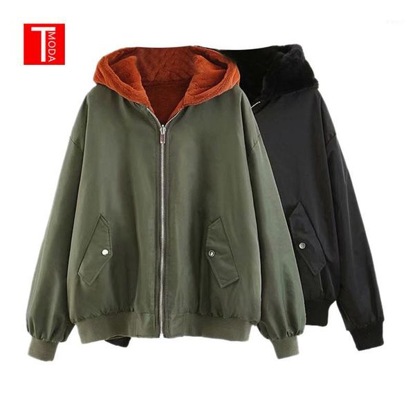 wonder 2018 new fashion vintage reversible faux fur thick bomber jacket coat women hooded long sleeve pockets casual outerwear1, Tan;black
wonder 2018 new fashion vintage reversible faux fur thick bomber jacket coat women hooded long sleeve pockets casual outerwear1, Tan;black