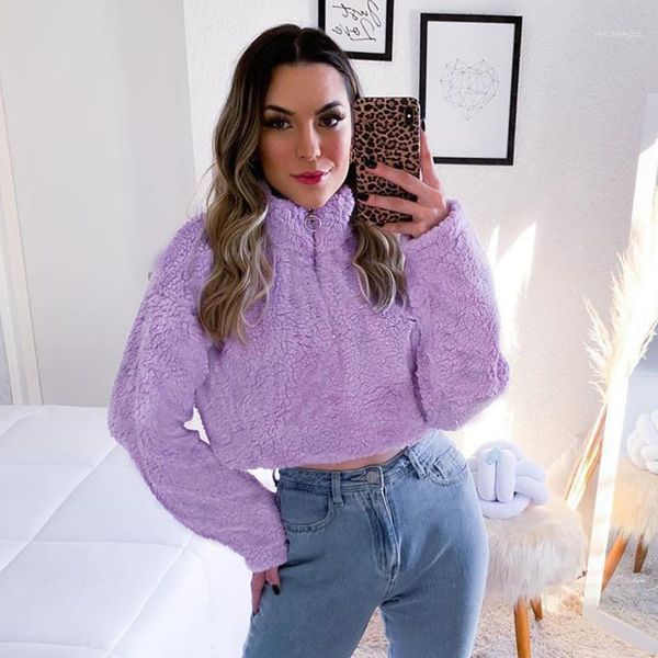 winter solid color long-sleeved thick warm faux fur jacket casual fashion short jacket fluffy comfortable loose women1, Black
winter solid color long-sleeved thick warm faux fur jacket casual fashion short jacket fluffy comfortable loose women1, Black