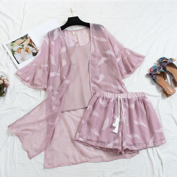 new 2018 women print three piece sets summer medium long thin jacket + spaghetti camis + shorts suit woman causal 3 pcs set1, White
new 2018 women print three piece sets summer medium long thin jacket + spaghetti camis + shorts suit woman causal 3 pcs set1, White