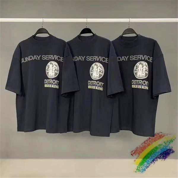 foaming printing jesus is king t shirt 1:1 navy blue kanye west sunday service jesus is king t-shirts tee, Blue;black
foaming printing jesus is king t shirt 1:1 navy blue kanye west sunday service jesus is king t-shirts tee, Blue;black