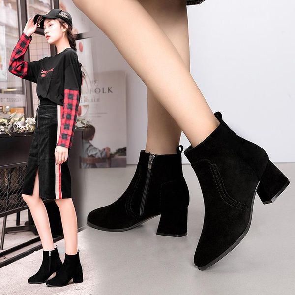 boots winter women autumn classic non-slip short plush ladies ankle suede zipper high heels shoes black 841754
boots winter women autumn classic non-slip short plush ladies ankle suede zipper high heels shoes black 841754