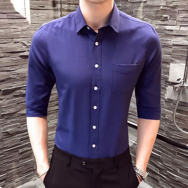 men's casual shirts 2021 half sleeve shirt men solid korean oxford mens business slim fit streetwear social camisa masculina1, White;black
men's casual shirts 2021 half sleeve shirt men solid korean oxford mens business slim fit streetwear social camisa masculina1, White;black