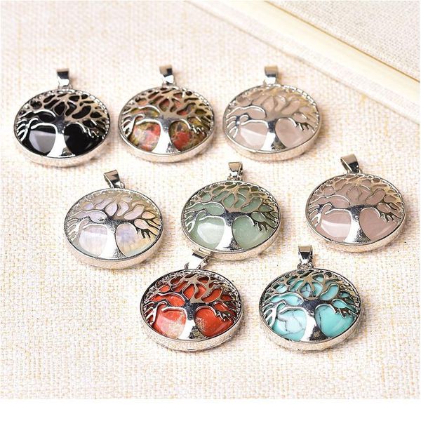 1pc natural stone tree of life quartz pendulum pendant necklace for women healing crystal necklaces pendants reiki jewe qyljyg, Black
1pc natural stone tree of life quartz pendulum pendant necklace for women healing crystal necklaces pendants reiki jewe qyljyg, Black