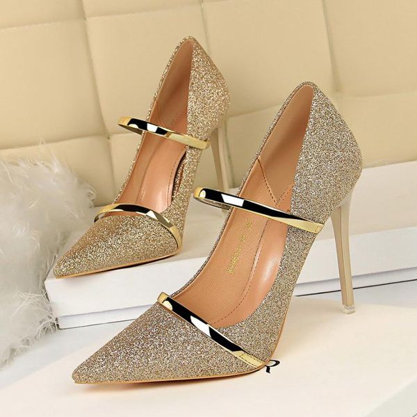 2020 women fashion .5cm high heels glitter stripper pumps lady bling silver female footwear wedding gold bridal scarpins shoes, Black
2020 women fashion .5cm high heels glitter stripper pumps lady bling silver female footwear wedding gold bridal scarpins shoes, Black