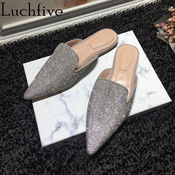 slippers runway rhinestone summer women design bling crystal flat heels beach shoes genuien leather lazy mules1, Black
slippers runway rhinestone summer women design bling crystal flat heels beach shoes genuien leather lazy mules1, Black