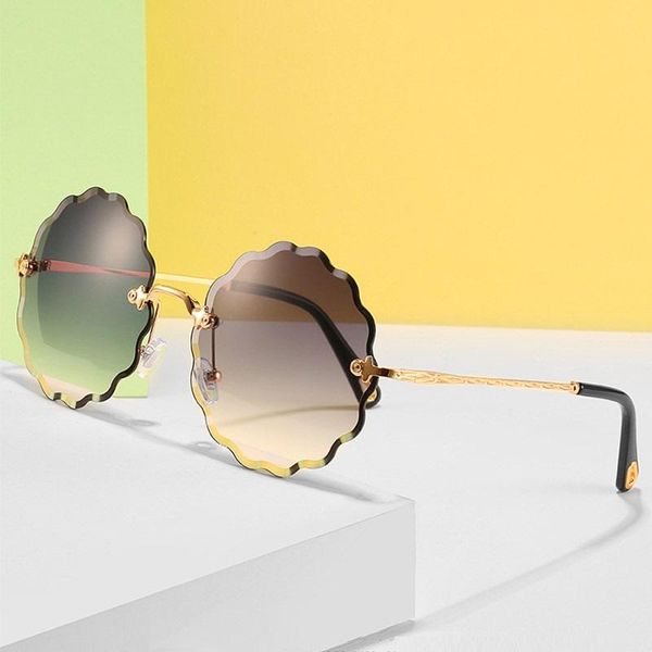 women's round sunglasses metal 2020 men shades fashion luxury rimless sun glasses female ladies eyewear oculos de, White;black
women's round sunglasses metal 2020 men shades fashion luxury rimless sun glasses female ladies eyewear oculos de, White;black