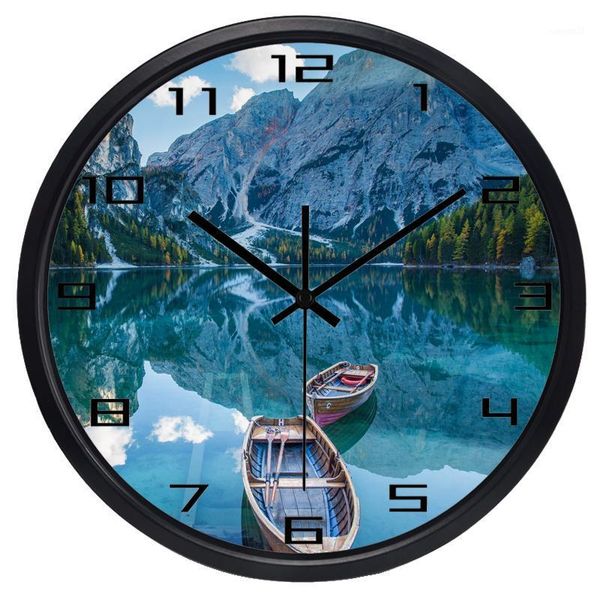 2 style mountain lake boat view picture wall clock the new home decoration beautiful view clock1
2 style mountain lake boat view picture wall clock the new home decoration beautiful view clock1