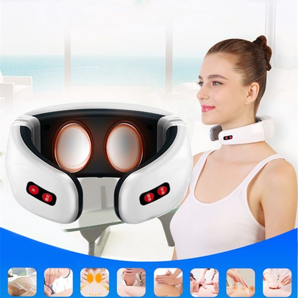 electric pulse back and neck massager far infrared heating pain relief tool healthcare relaxation health care cervical massager
electric pulse back and neck massager far infrared heating pain relief tool healthcare relaxation health care cervical massager
