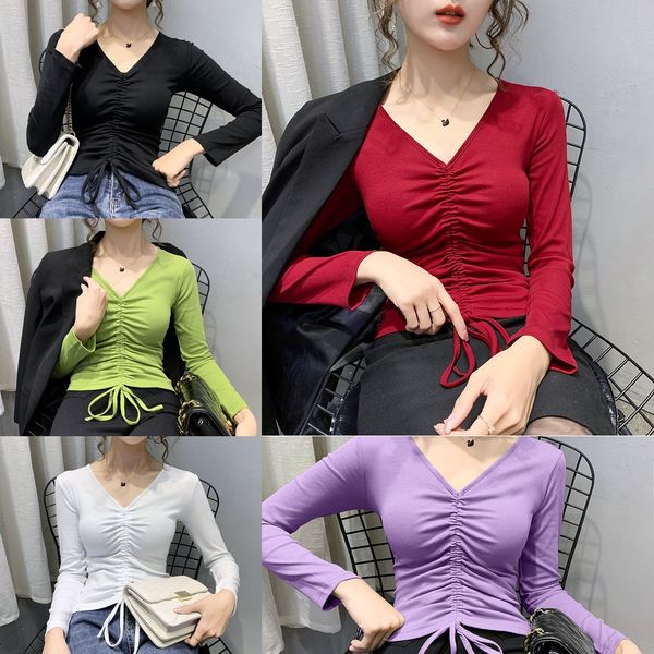 2020 new autumn korean version of slim fit and careful machine design sense small draw rope v-neck women's long short jacket short jack, White
2020 new autumn korean version of slim fit and careful machine design sense small draw rope v-neck women's long short jacket short jack, White