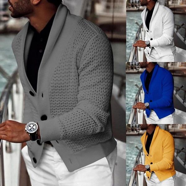 2020 men's solid button knitted jacket casual sweater cardigan long sleeve loose cardigan large size coat button top, Black;brown
2020 men's solid button knitted jacket casual sweater cardigan long sleeve loose cardigan large size coat button top, Black;brown