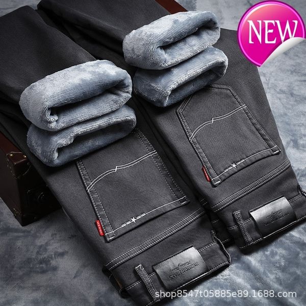 for winter jeans men warm men's pantalones pitillos hombre jean homme mens clothing gray classic famous stretch q0105, Black;white
for winter jeans men warm men's pantalones pitillos hombre jean homme mens clothing gray classic famous stretch q0105, Black;white