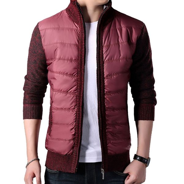 men's winter fleece warm sweater coat fashion patchwork slim knitted cardigan sweater male casual pockets outerwear thick jacket 201130, White;black
men's winter fleece warm sweater coat fashion patchwork slim knitted cardigan sweater male casual pockets outerwear thick jacket 201130, White;black