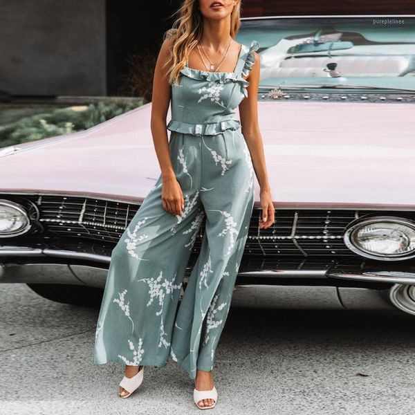 fashion women floral print ruffled jumpsuit ladies casual sleeveless long jumpsuit female fashion sleeveless1, Black;white
fashion women floral print ruffled jumpsuit ladies casual sleeveless long jumpsuit female fashion sleeveless1, Black;white