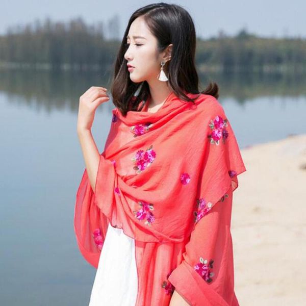 scarves 185*90 floral print for women comfortable cotton linen scarf wrap cover shawl feminine beach up cape stole, Blue;gray
scarves 185*90 floral print for women comfortable cotton linen scarf wrap cover shawl feminine beach up cape stole, Blue;gray