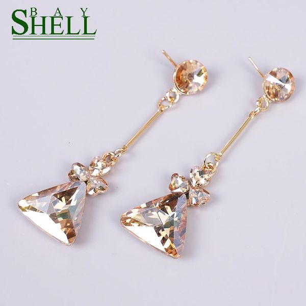 shell bay fashion jewelry white glass earrings rhinestone dangle crystal earring for women bride wedding statement earrings, Silver
shell bay fashion jewelry white glass earrings rhinestone dangle crystal earring for women bride wedding statement earrings, Silver