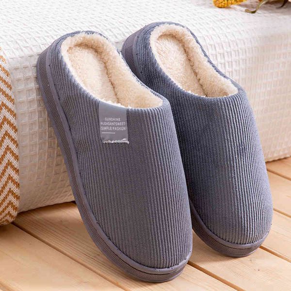 men's slipper solid color autumn and winter home slipper for warm indoor beadroom slides stripe cotton slippers, Black
men's slipper solid color autumn and winter home slipper for warm indoor beadroom slides stripe cotton slippers, Black