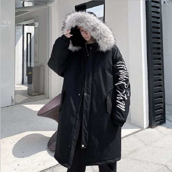 2021 new new winter hip fashion fur collar long cotton jacket hoodies clothes street wear outerwear heavy jackets 0wku, Black
2021 new new winter hip fashion fur collar long cotton jacket hoodies clothes street wear outerwear heavy jackets 0wku, Black