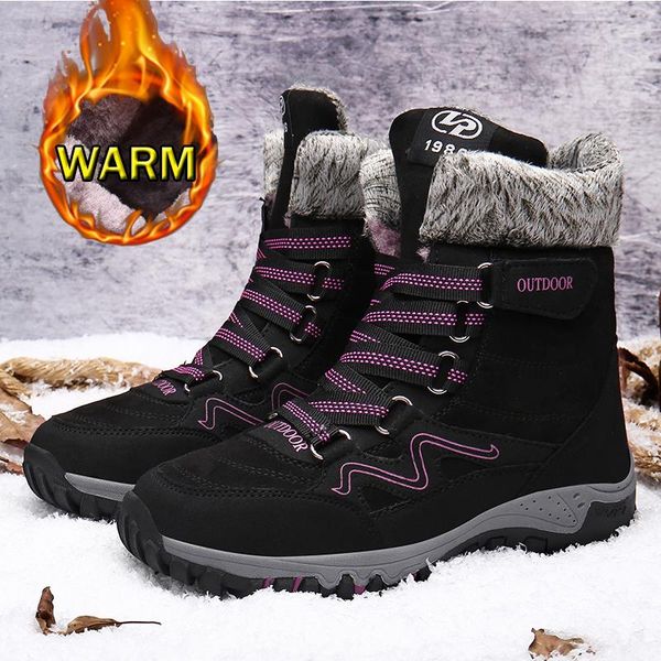 boots 2021 non-slip winter ankle snow women warm platform plush shoes thick fur chunky botas mujer high, Black
boots 2021 non-slip winter ankle snow women warm platform plush shoes thick fur chunky botas mujer high, Black
