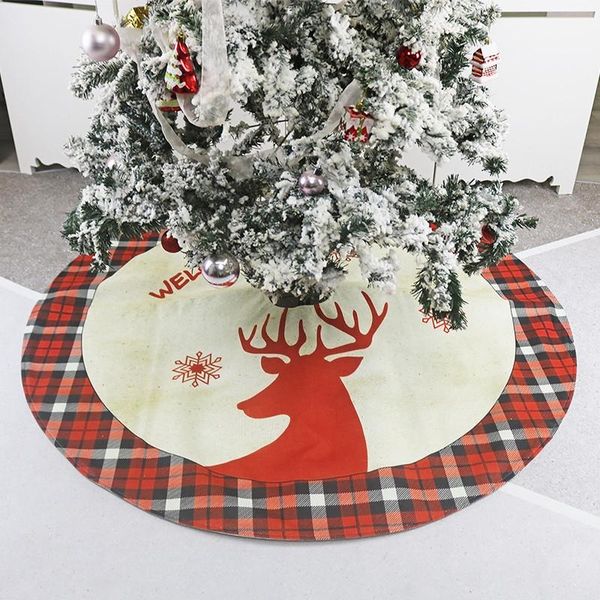 christmas decorations elk print tree skirt linen grade non-woven fabric apron ornament arbol de navidad 117cm
christmas decorations elk print tree skirt linen grade non-woven fabric apron ornament arbol de navidad 117cm
