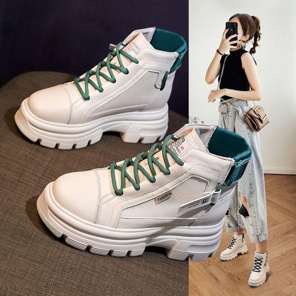 boots fujin chunky heels ankle for women strap lace up solid color platform thick sole ladies shoes woman sneakers, Black
boots fujin chunky heels ankle for women strap lace up solid color platform thick sole ladies shoes woman sneakers, Black