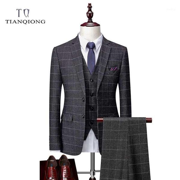 tian qiong клетчатки костюмы мужские 2020 новых стилей дизайнерские костюмы slim fit wedding для мужчин 3 шт. костюм (куртка + брюки + жилет, White;black
tian qiong клетчатки костюмы мужские 2020 новых стилей дизайнерские костюмы slim fit wedding для мужчин 3 шт. костюм (куртка + брюки + жилет, White;black