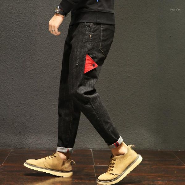 oversized 2020 new black long jeans men fashion vintage harem pants males japan style denim trouse big size 28-38 40 42 #52301, Blue
oversized 2020 new black long jeans men fashion vintage harem pants males japan style denim trouse big size 28-38 40 42 #52301, Blue