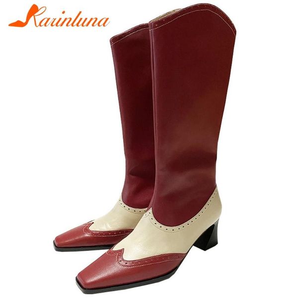 karin new fashion female square toe high heels slip on mid calf boots genuine leather women boots 2020 autumn women shoes, Black
karin new fashion female square toe high heels slip on mid calf boots genuine leather women boots 2020 autumn women shoes, Black
