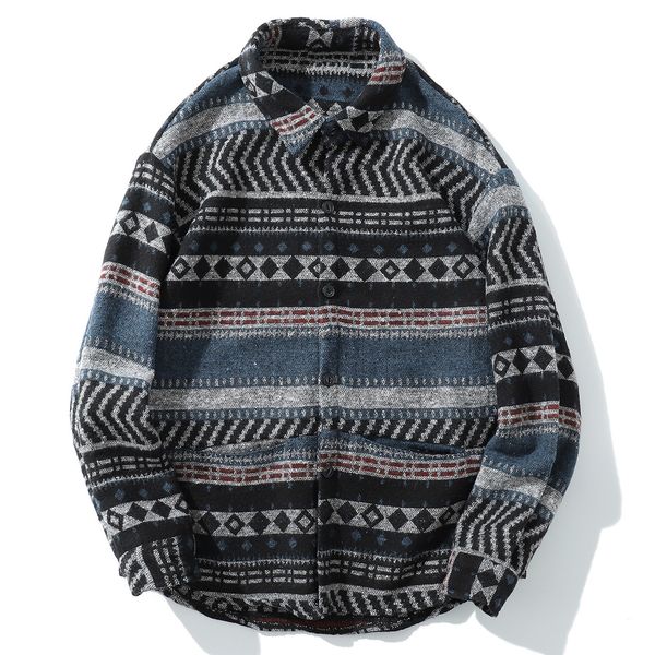2021 new geometric striped long sleeve shirts men hip hop streetwear snap button autumn cotton harajuku casual knitted shirt nqh4, White
2021 new geometric striped long sleeve shirts men hip hop streetwear snap button autumn cotton harajuku casual knitted shirt nqh4, White