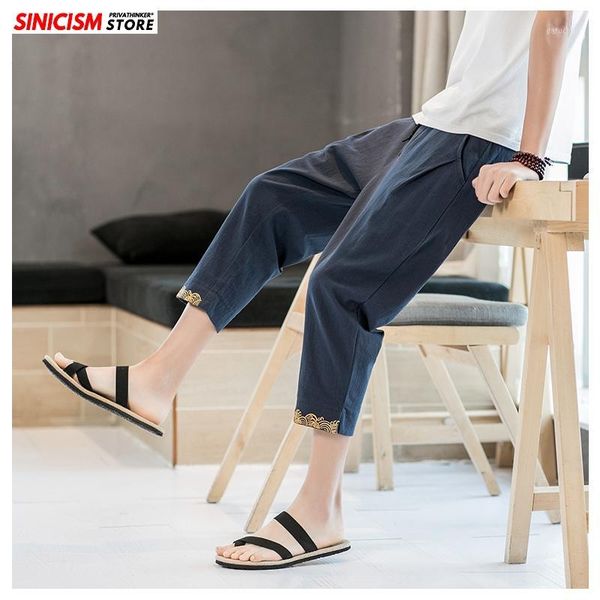 sinicism store men print summer loose harem pants mens 2020 cotton linen trousers male oversize chinese style calf -length pants1, Black
sinicism store men print summer loose harem pants mens 2020 cotton linen trousers male oversize chinese style calf -length pants1, Black