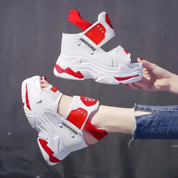2020 summer women chunky sandals fashion open toe wedges casual high heels platform 11.5cm height increasing ladies shoes #9i9n, Black
2020 summer women chunky sandals fashion open toe wedges casual high heels platform 11.5cm height increasing ladies shoes #9i9n, Black