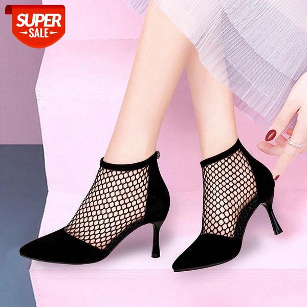 lucyever fashion hollow out summer ankle boots for women mesh high heels boots woman patchwork pointed toe botas mujer 2020 #fu4z, Black
lucyever fashion hollow out summer ankle boots for women mesh high heels boots woman patchwork pointed toe botas mujer 2020 #fu4z, Black