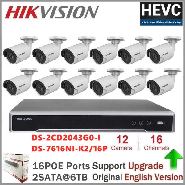 hikvision video surveillance kits h.265 ip camera poe ds-2cd2043g0-i 4mp cmos ir + embedded plug & play 4k nvr 16ch 16poe
hikvision video surveillance kits h.265 ip camera poe ds-2cd2043g0-i 4mp cmos ir + embedded plug & play 4k nvr 16ch 16poe