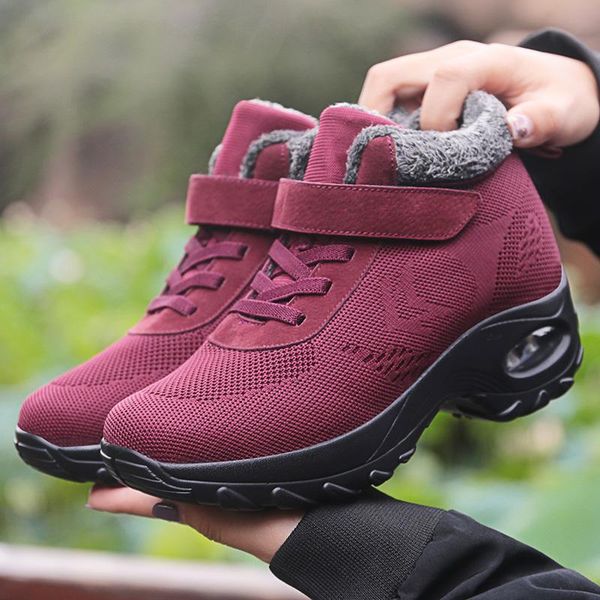 weweya lace up warm winter ankle boots women air cushion snow boots ladies platform sneakers shoes creepers wedges shoe 36-42, Black
weweya lace up warm winter ankle boots women air cushion snow boots ladies platform sneakers shoes creepers wedges shoe 36-42, Black