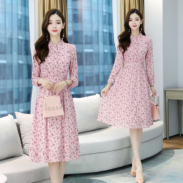 chiffon floral dress women's new spring and autumn pink temperament goddess style women's long zhang xiu qun zhang xiu qun sleeve, Black;gray
chiffon floral dress women's new spring and autumn pink temperament goddess style women's long zhang xiu qun zhang xiu qun sleeve, Black;gray
