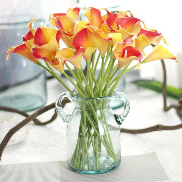 10pcs/lot artificial calla lily pu real touch bride bouquet flower home party wedding decor flowers wreaths 10 colors mix color
10pcs/lot artificial calla lily pu real touch bride bouquet flower home party wedding decor flowers wreaths 10 colors mix color