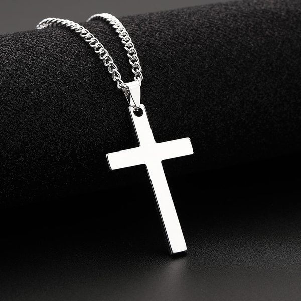 fashion stainless steel cross pendant necklace for women men high polish long chain necklaces jewelry sqcqpu new_dhbest, Black;white
fashion stainless steel cross pendant necklace for women men high polish long chain necklaces jewelry sqcqpu new_dhbest, Black;white