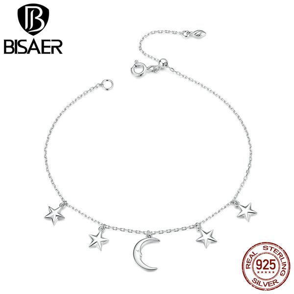 bisaer genuine 100% 925 sterling silver classic snake chain moon & stars bracelet for women sterling silver jewelry ecb189 1028, Black
bisaer genuine 100% 925 sterling silver classic snake chain moon & stars bracelet for women sterling silver jewelry ecb189 1028, Black