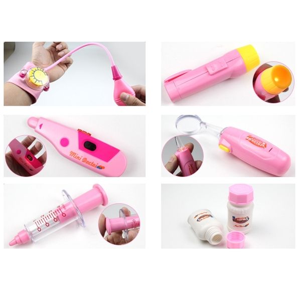kids set simulation family doctor medical kit toy pretend play portable suitcase medicine accessorie children toys y200428
kids set simulation family doctor medical kit toy pretend play portable suitcase medicine accessorie children toys y200428
