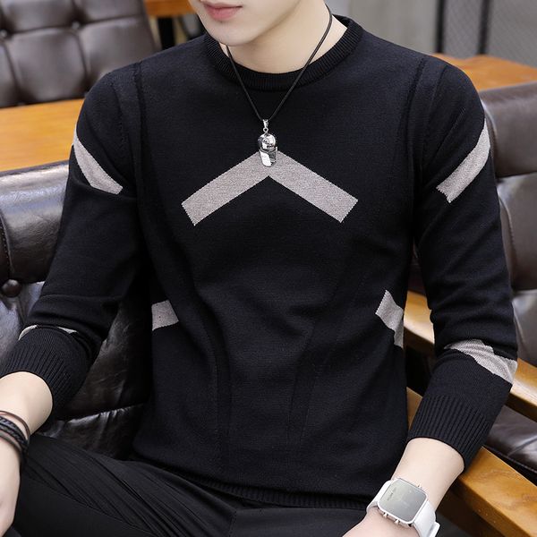 2021 new men's jersey in round turtleneck male man's sweater pull sleeve clothes long shirt homme spring k270 illl, White;black 
2021 new men's jersey in round turtleneck male man's sweater pull sleeve clothes long shirt homme spring k270 illl, White;black