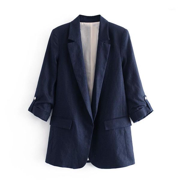 women's spring 2021 new rollable sleeve linen casual solid color blazer fashion office wear linen sleeve pocket blazer1, White;black
women's spring 2021 new rollable sleeve linen casual solid color blazer fashion office wear linen sleeve pocket blazer1, White;black