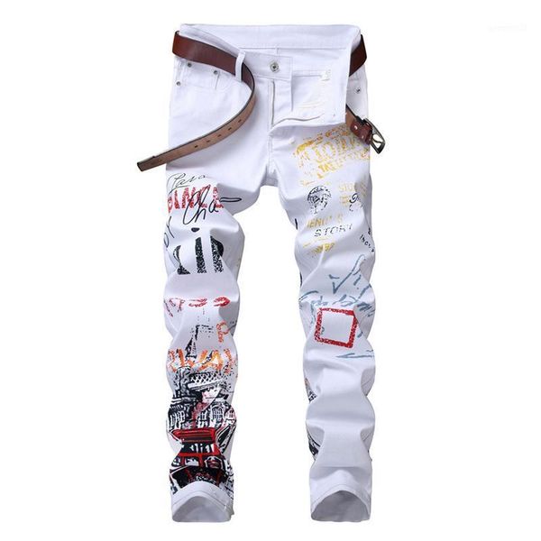 men's jeans fashion streetwear men slim fit elastic stretch hip hop pants printed designer night club pun style pencil pants1, Blue
men's jeans fashion streetwear men slim fit elastic stretch hip hop pants printed designer night club pun style pencil pants1, Blue