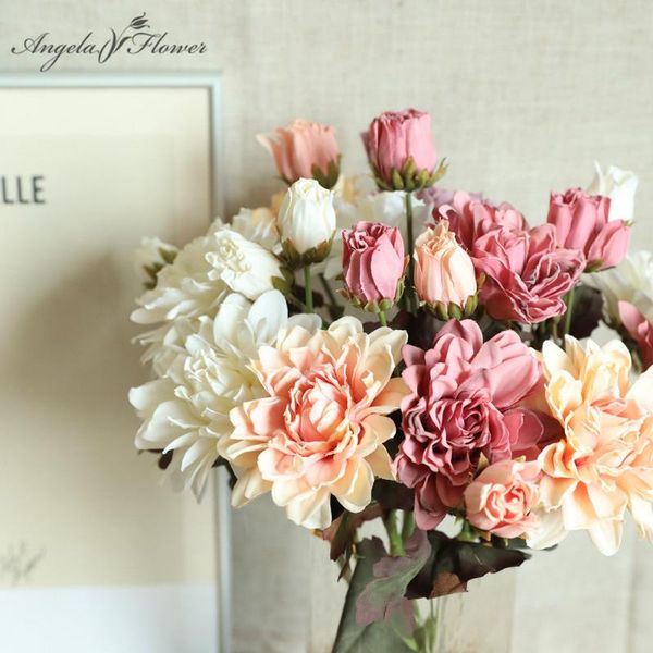 decorative flowers & wreaths 38cm artificial flower dahlia rose home garden christmas decor for diy wedding potted arrangement wholesale
decorative flowers & wreaths 38cm artificial flower dahlia rose home garden christmas decor for diy wedding potted arrangement wholesale