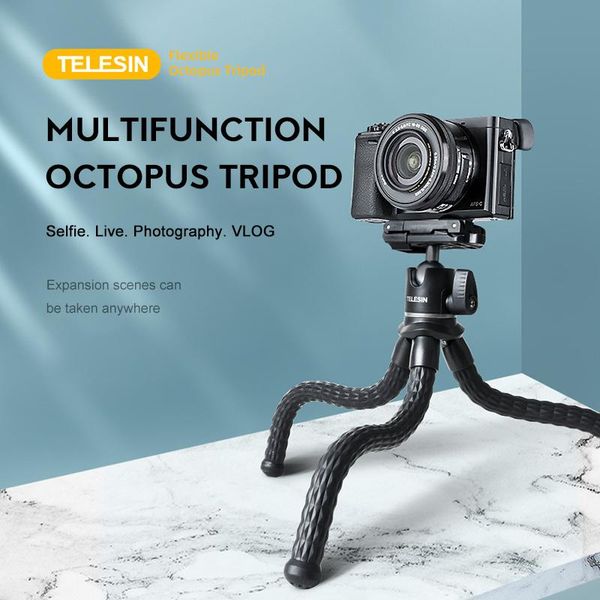 360 ° flexible ocs tripod micro single camera pan tilt phone holder multi-function stable stand for dslr slr vlog bracket
360 ° flexible ocs tripod micro single camera pan tilt phone holder multi-function stable stand for dslr slr vlog bracket